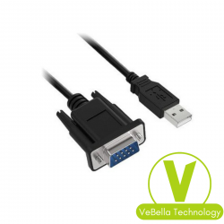 CABLE USB/DB9 RS232 P-Null...